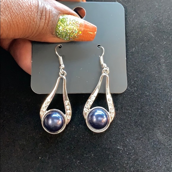 Headliner Over Heels Blue Earrings 2pc Set - Picture 1 of 2